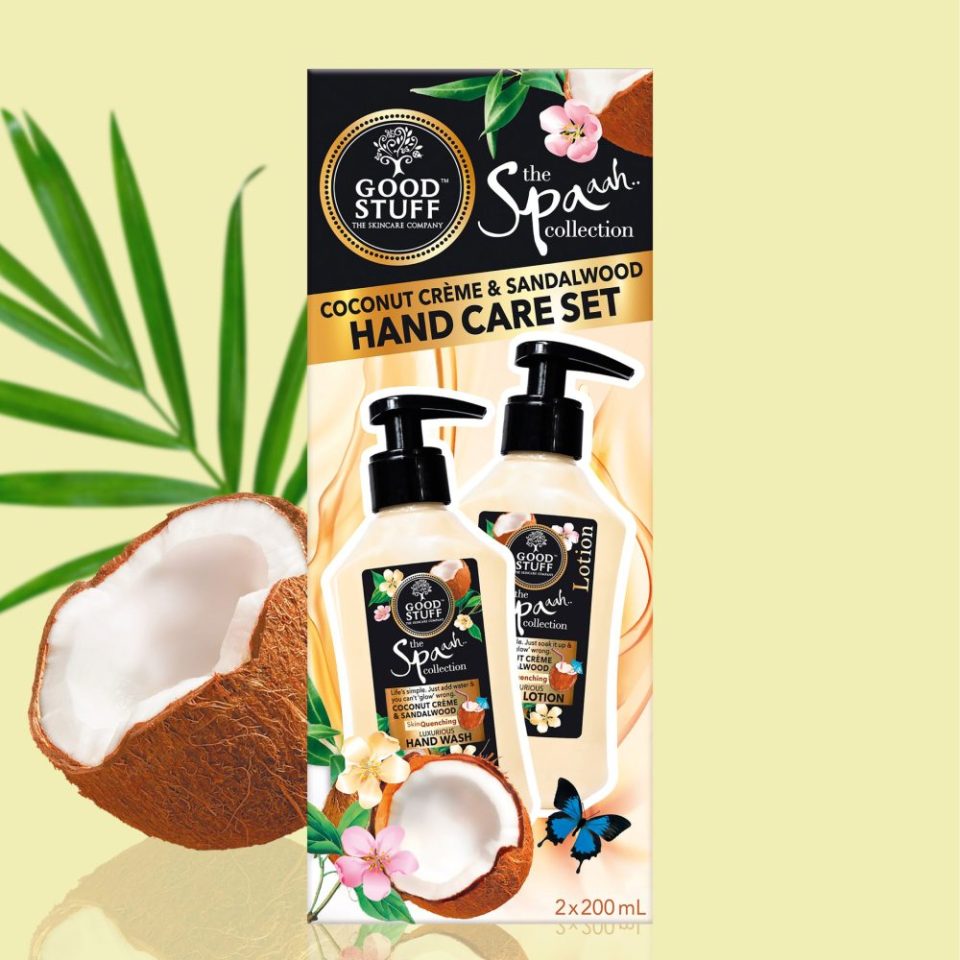 Good Stuff Spaah Coconut Crème & Sandalwood Hand Care Set