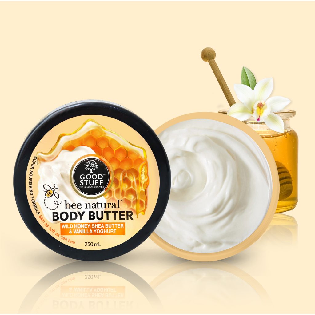 Good Stuff Bee Natural Body Butter with Wild Honey, Shea Butter & Vanilla Yoghurt