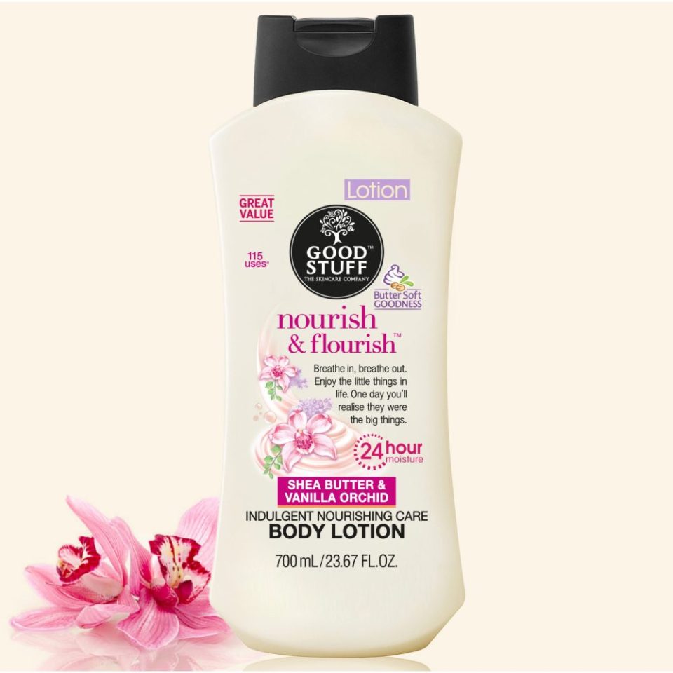 Good Stuff Nourish & Flourish Body Lotion with Shea Butter & Vanilla Orchid