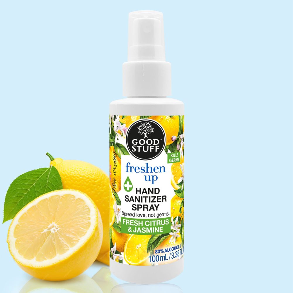 Good Stuff Freshen Up 100ml Spray Hand Sanitizer with Fresh Citrus & Jasmine