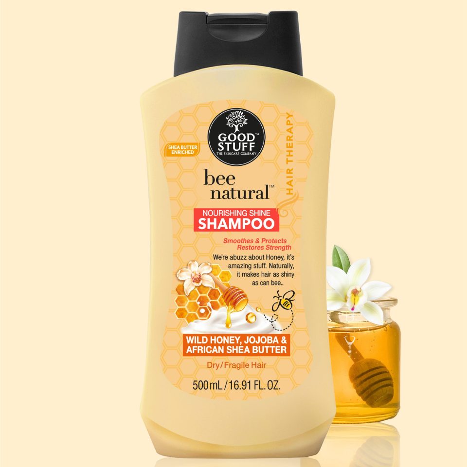 Good Stuff Bee Natural Shampoo with Wild Honey, Jojoba & African Shea Butter