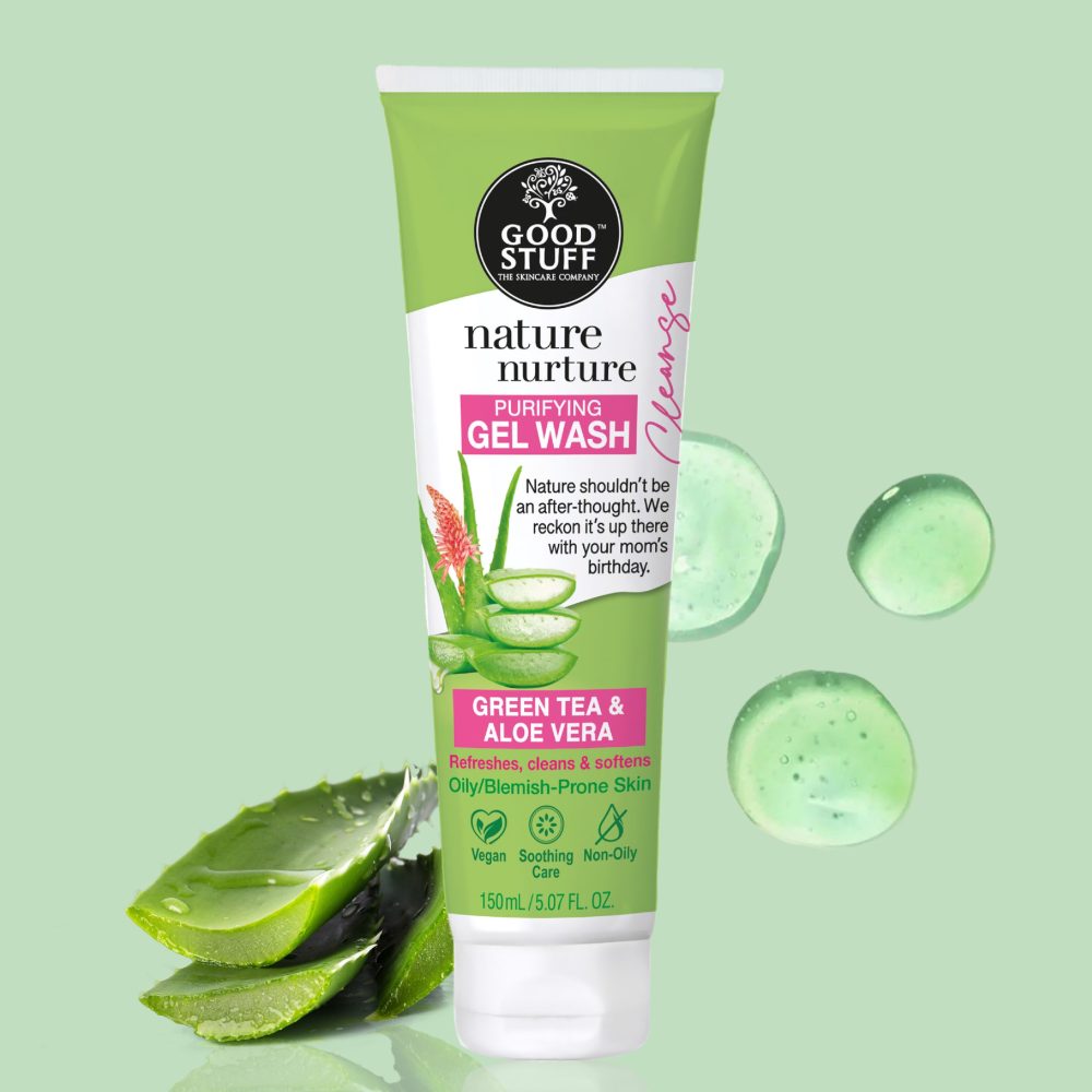 Good Stuff Nature Nurture Purifying Gel Wash with Green Tea & Aloe Vera