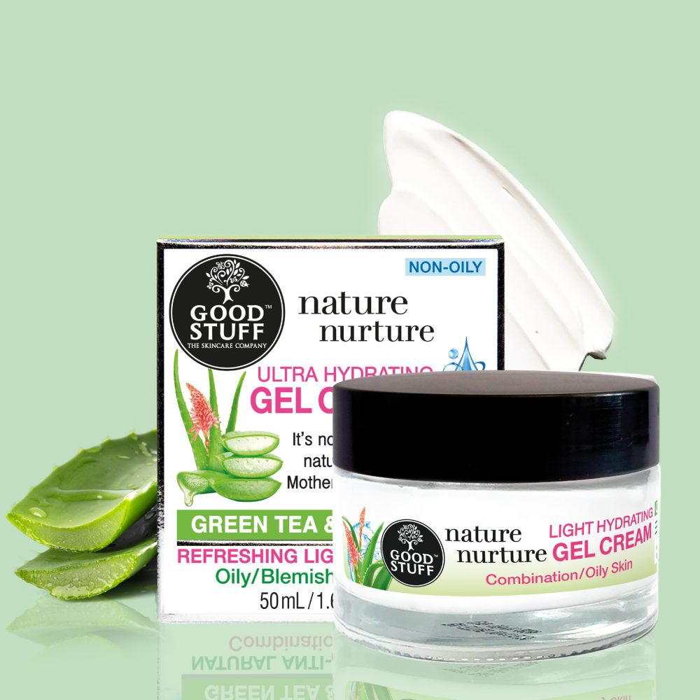 Good Stuff Nature Nurture Hydrating Gel Cream with Green Tea & Aloe Vera