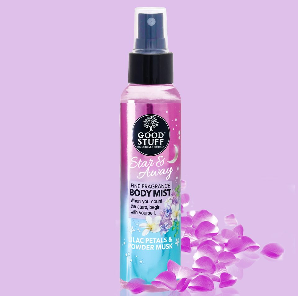 Good Stuff Star & Away Body Mist with Lilac Petals & Powder Musk