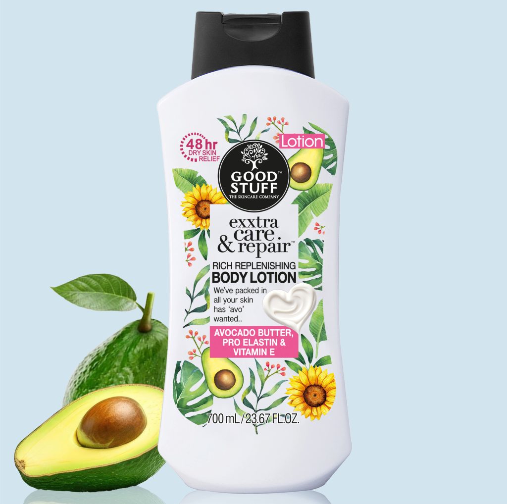 Good Stuff Exxtra Care & Repair Body Lotion with Avocado Butter, Pro Elastin & Vitamin E