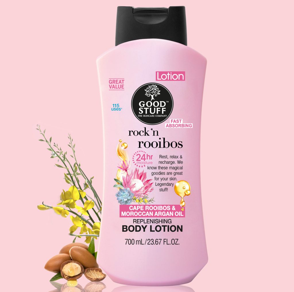 Good Stuff Rock 'n Rooibos Body Lotion with Cape Rooibos & Moroccan Argan Oil