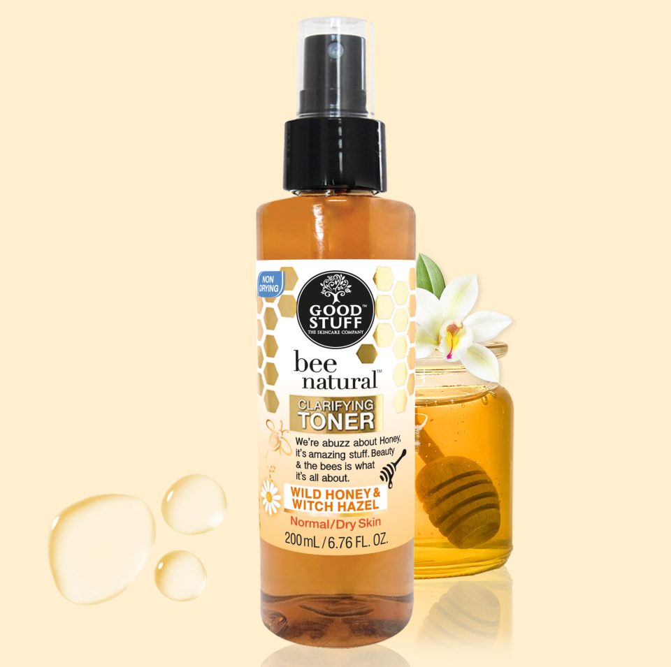 Good Stuff Bee Natural Clarifying Toner with Wild Honey & Witch Hazel