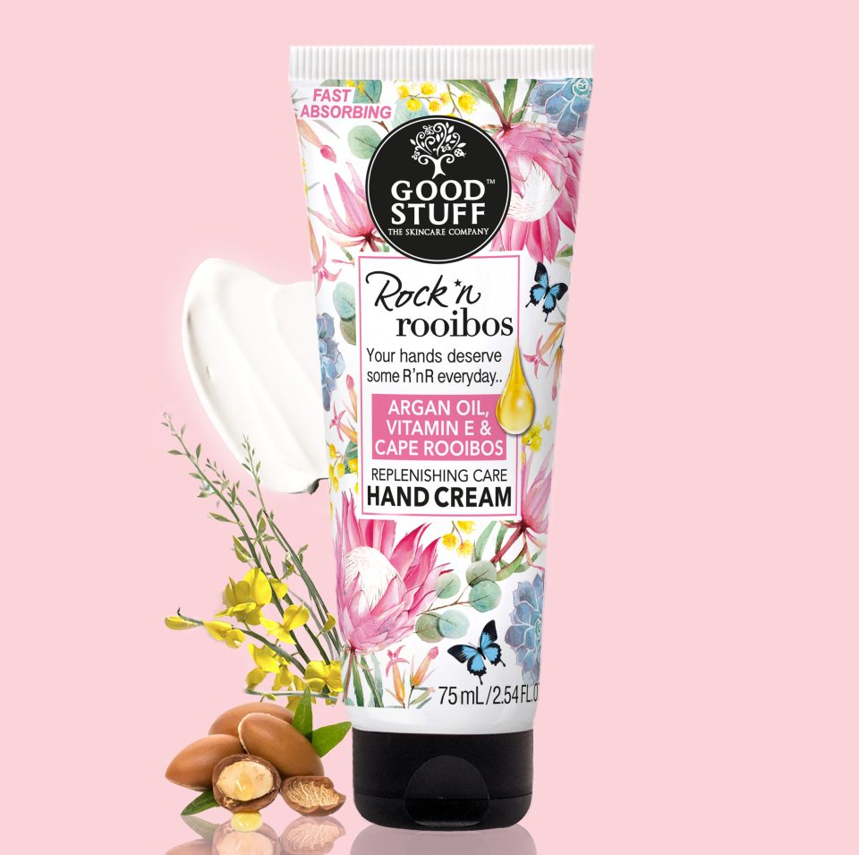 Good Stuff Rock n Rooibos Hand Cream with Argan Oil, Vitamin E & Cape Rooibos