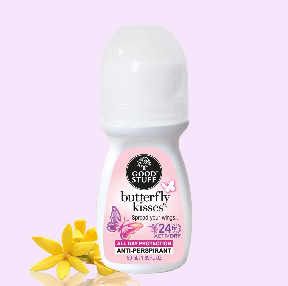 Good Stuff Butterfly Kisses all day protection anti-perspirant roll-on