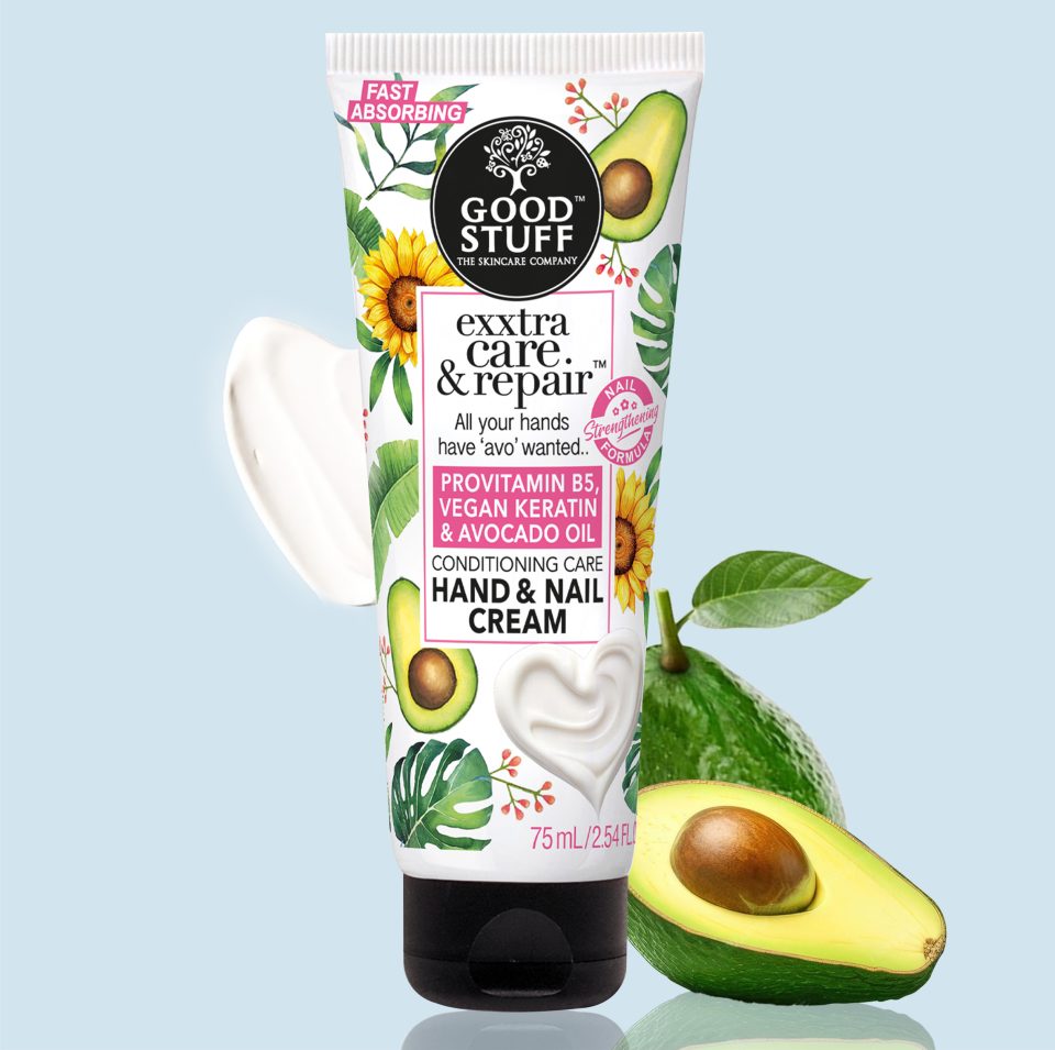 Good Stuff Exxtra Care & Repair Hand Cream with Avocado Oil, Shea Butter & Provitamin B5