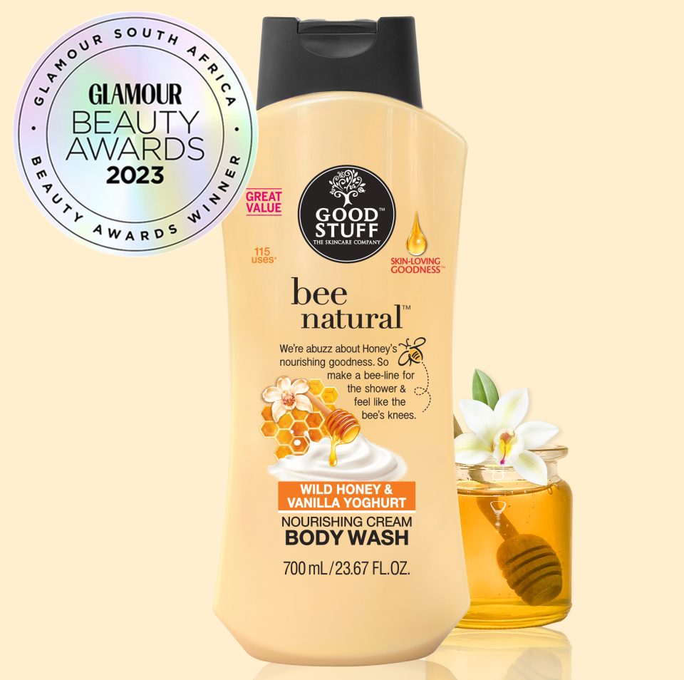 Good Stuff Bee Natural Nourishing Body Wash with Wild Honey & Vanilla Yoghurt