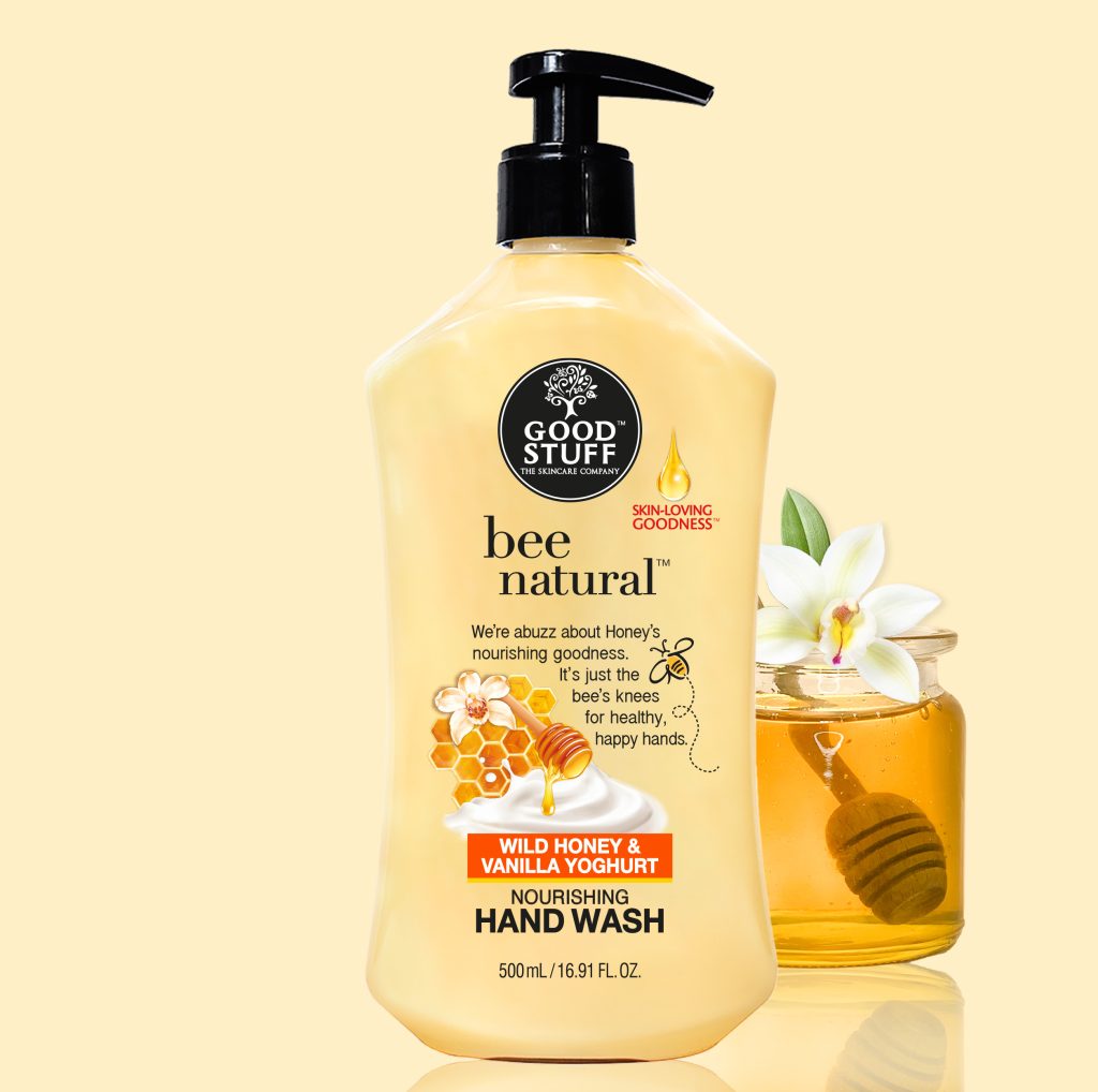 Good Stuff Bee Natural Hygiene Nourishing Hand Wash with Wild Honey & Vanilla Yoghurt