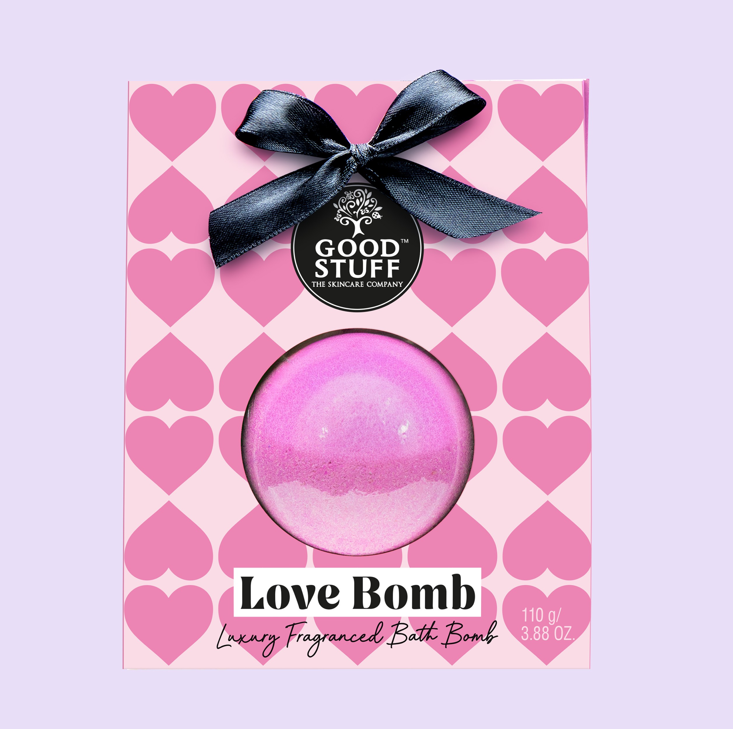 Good Stuff Love Bomb a luxury fragranced bath bomb