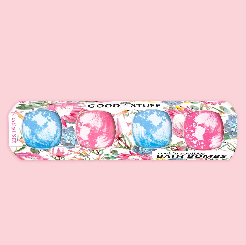 Good Stuff Rock 'n Rooibos Moroccan Argan Oil & Cape Rooibos Bath Bombs