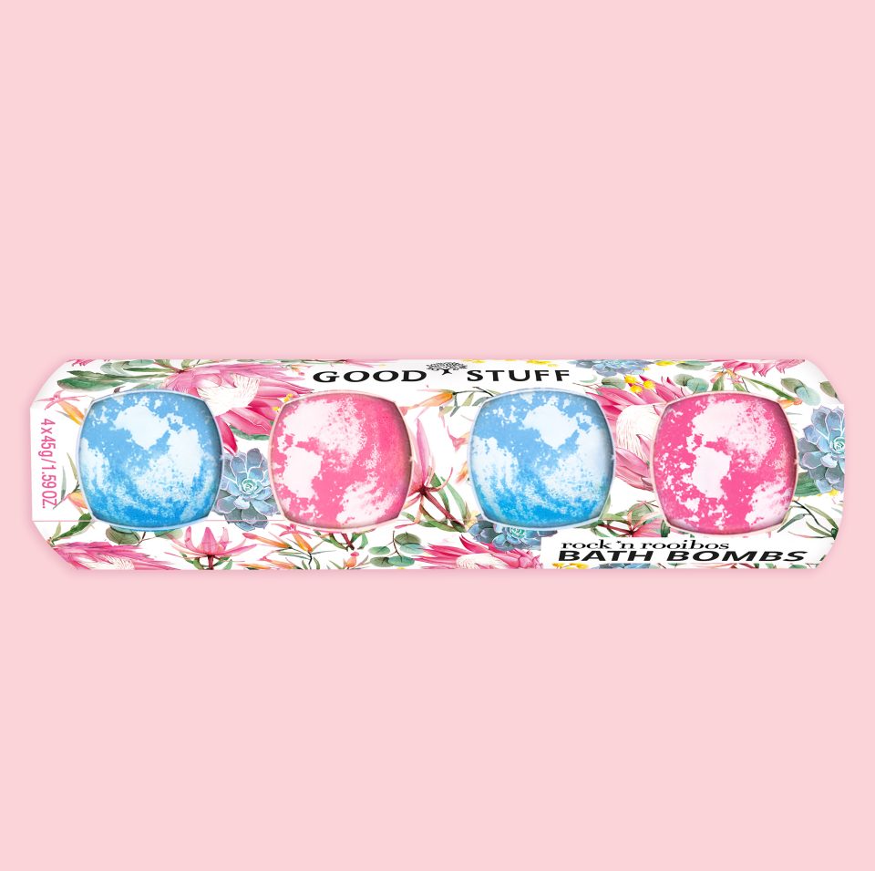 Good Stuff Rock 'n Rooibos Moroccan Argan Oil & Cape Rooibos Bath Bombs